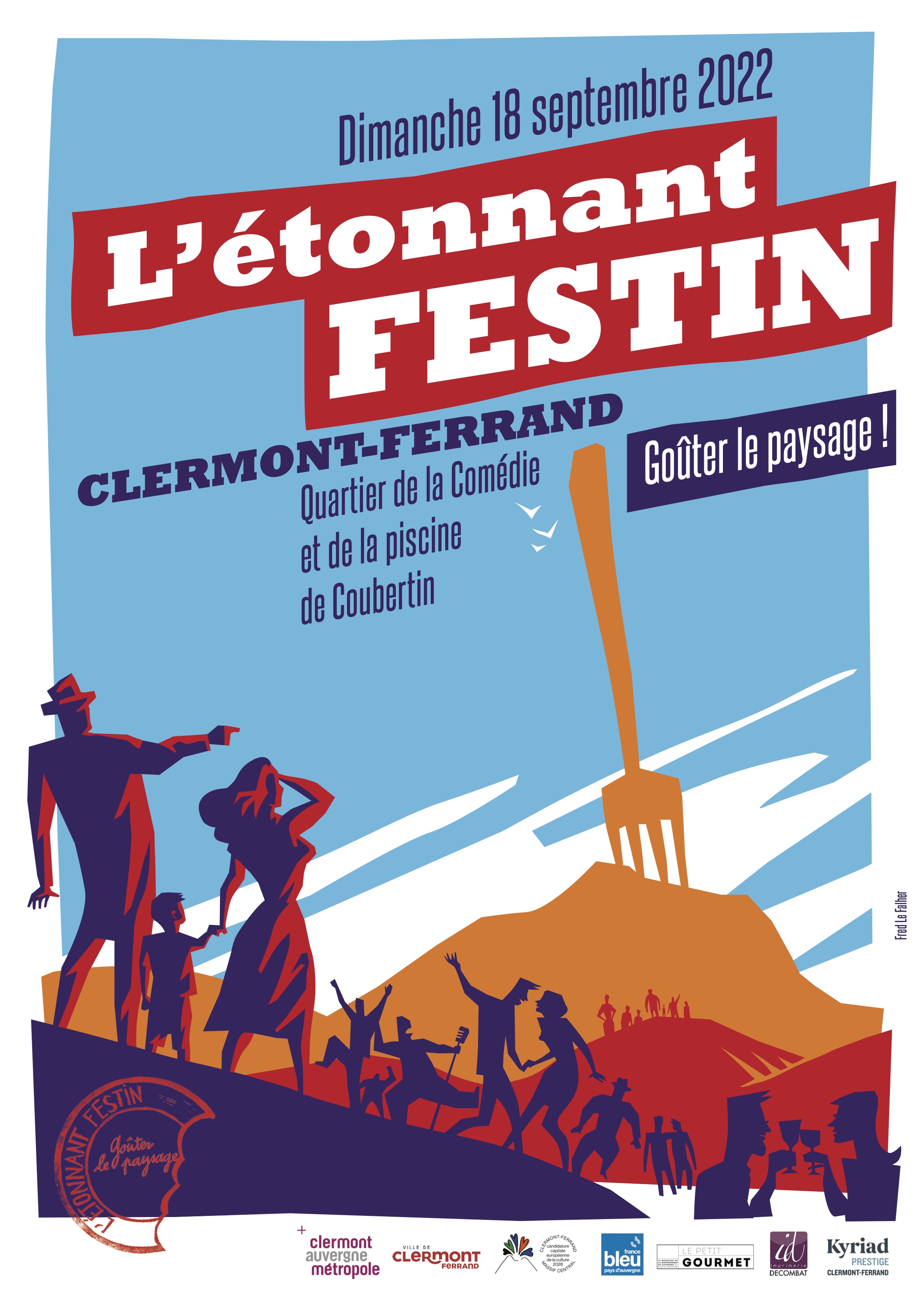 Le Solide Almanach Nourricier de Clermont Auvergne - L'Étonnant Festin, Goûter le paysage, Clermont-Ferrand